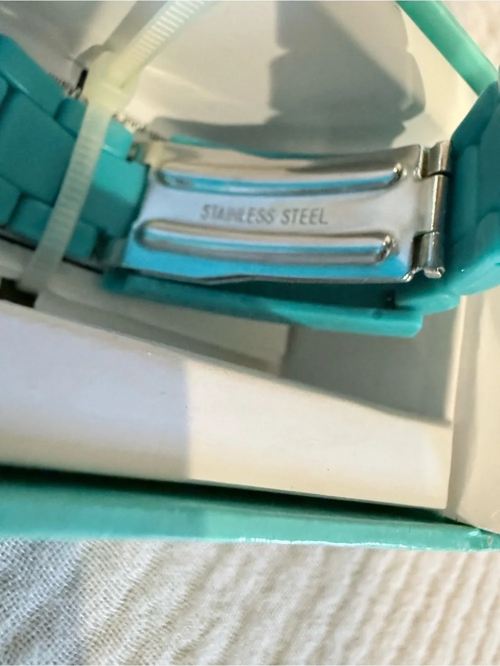 Figaro Couture Womens Turquoise Diver Watch Unworn NOS Boxed